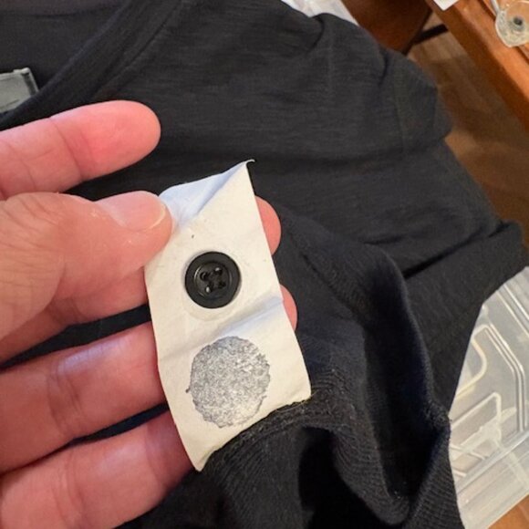 Reining Champ, mens black long sleeve thermal top, size Large - Picture 10 of 10